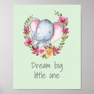 Poster Sweet Dream Grosse Watercolor Nursery