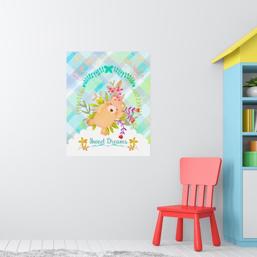 Poster Sweet Dreams Bear (Pépinière 1)