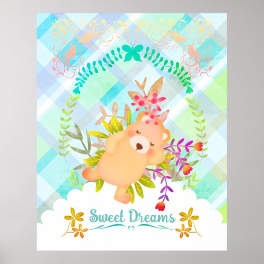 Poster Sweet Dreams Bear (Devant)