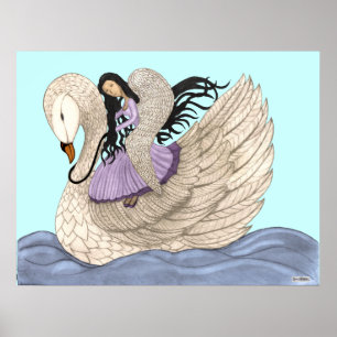 Poster Sweet Dreams (The Angel & The Swan) (Couleur compl