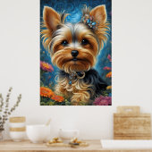 Poster Sweet Girl Yorkie (Cuisine)