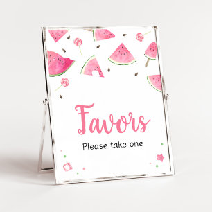 Poster Sweet Little Baby Watermelon Baby shower Faveurs