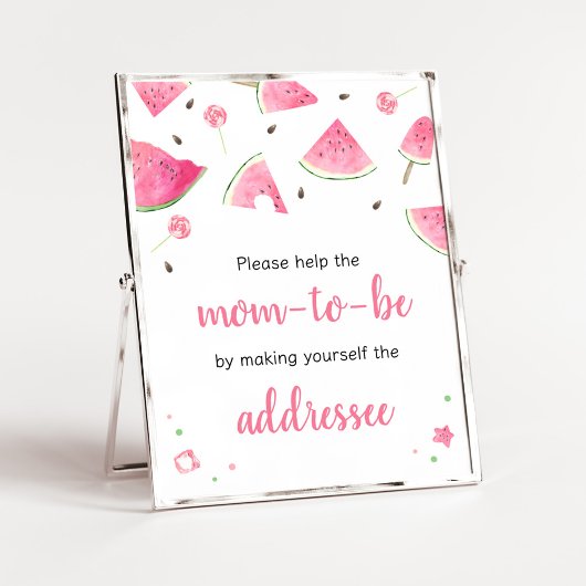 Poster Sweet Little Baby Watermelon Enveloppe Station