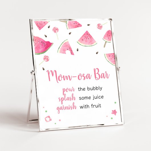 Poster Sweet Little Baby Watermelon Maman Osa Bar
