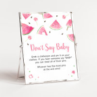 Sweet Little Baby Watermelon Ne pas dire Baby