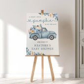 Poster Sweet Little Citrouille Accueil Baby shower d'auto