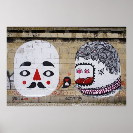 Poster Sweet Little Mustache (Devant)