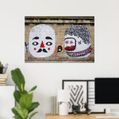 Poster Sweet Little Mustache (Bureau à domicile)