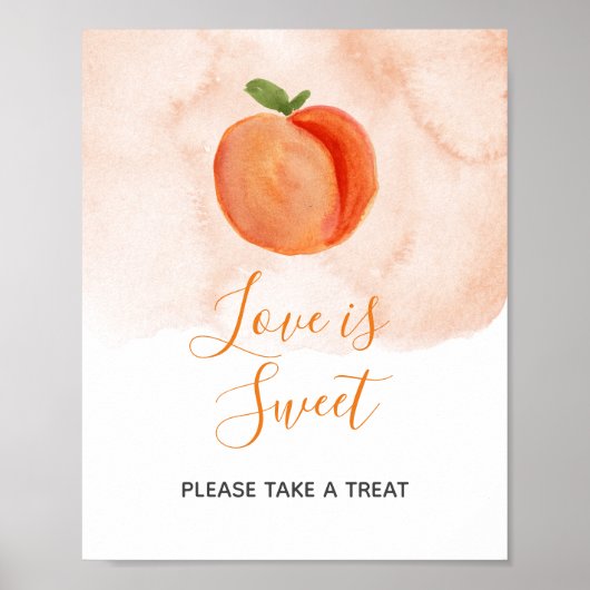 Poster Sweet Little Peach Summer L'amour est doux (Devant)
