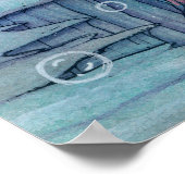 Poster Sweet Mermaid Imaginaire Art par Molly Harrison (Coin)