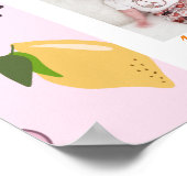 Poster Sweet One First Birthday Photos mensuelles (Coin)