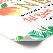 Poster Sweet Peach Boys 1er Anniversaire Bienvenue (Coin)