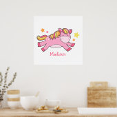 Poster Sweet Prancing Pony Baby Nursery (Cuisine)