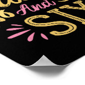 Poster Sweet Sassy et Six, Drôle Anniversaire Drôle (Coin)