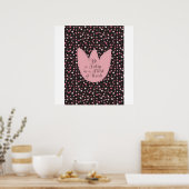 Poster Sweet Simple Tulip Motif rose - Toutes les directi (Cuisine)