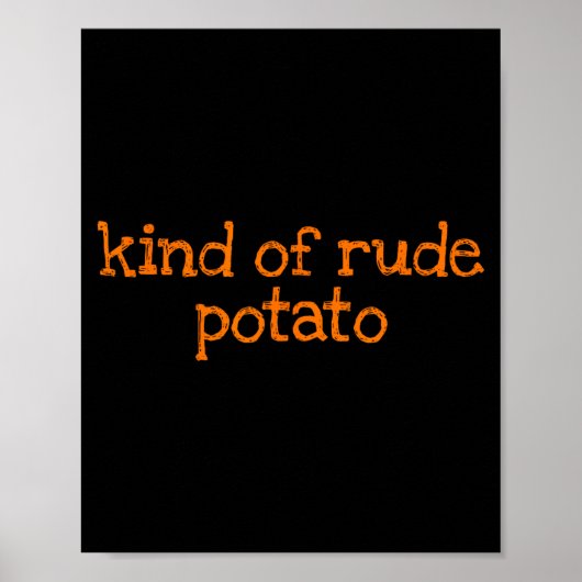 Poster Sweet Tato And Kind Of Rude Tato Funny Matching Co (Devant)