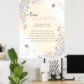 Poster Sweet To Bee One First Birthday Time Capsule (Bureau à domicile)