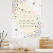 Poster Sweet To Bee One First Birthday Time Capsule (Cuisine)