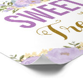 Poster Sweet Traite Purple Elephant Lavande Florale Faveu (Coin)