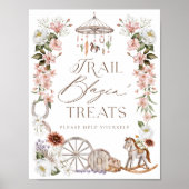 Poster Sweet Traitements Wild Western Rodeo Baby shower f (Devant)