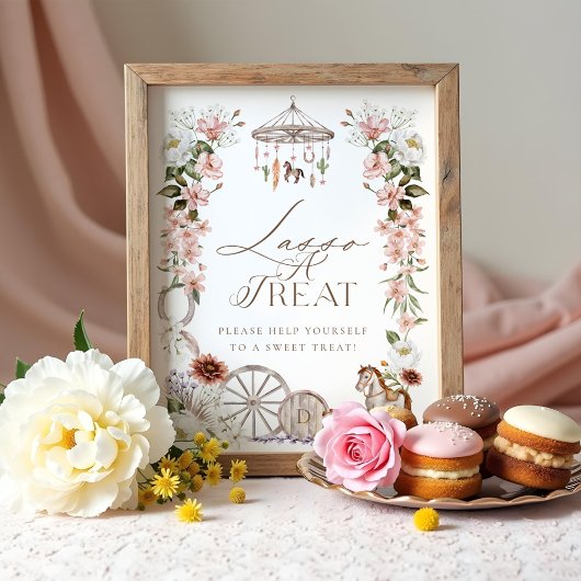 Poster Sweet Traitements Wild Western Rodeo Baby shower f