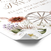 Poster Sweet Traitements Wild Western Rodeo Baby shower f (Coin)