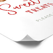 Poster Sweet Treats Christmas Party Sign (Coin)