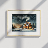 Poster Sweets Égarés - La Maison En Pain D'Argent La Nuit