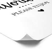 Poster Sweets et Traitements favoris Favoriser le panneau (Coin)