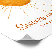 Poster Sweets & Treats Sunshine Baby Shower (Coin)