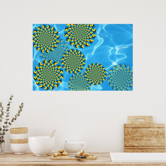 Poster Swim Wheelies (Cuisine)