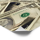 Poster swimming in money (Coin)