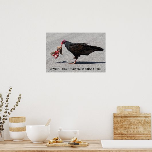 Poster Swing Your Partner Dosey Doe (Cuisine)