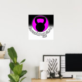 Poster "Swinger" Kettlebell Fitness (Bureau à domicile)