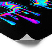 Poster Swirl Six Seven Drip 6 7 Meme Gen Alpha Slang (Coin)