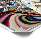 Poster Swirling Painterly Pattern (Coin)