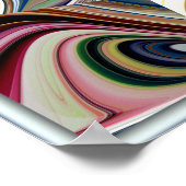 Poster Swirling Painterly Pattern (Coin)