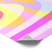 Poster Swirls des années 70 (Coin)