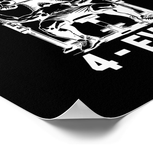 Poster Swole-mates 4 ever Funny Gym Partenaire Lifting (Coin)