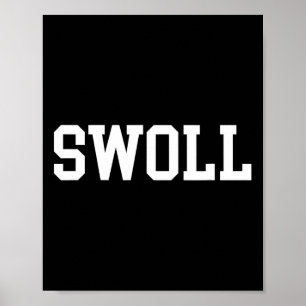 Poster Swoll Amusant Poids Et Bodybuilding