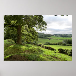 Poster Sycharth dans Powys, Pays de Galles, pendant