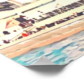 Poster Sydney Australia Opera Imprimé Voyage House (Coin)