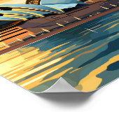 Poster Sydney Australia Travel Art Vintage (Coin)