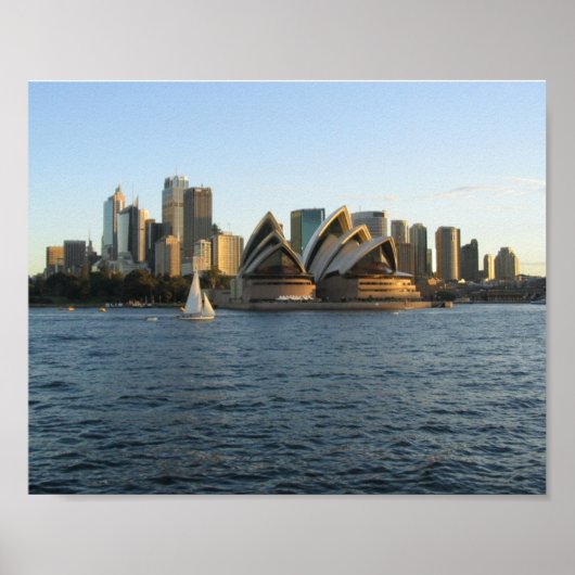Poster Sydney, Australie (Devant)
