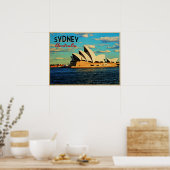 Poster Sydney Australie (Cuisine)