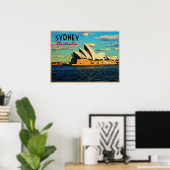 Poster Sydney Australie (Bureau à domicile)