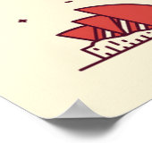 Poster Sydney, Australie | Doodle Skyline (Coin)