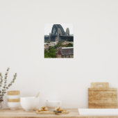 Poster Sydney, Australie. Harbour Bridge. (Cuisine)
