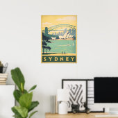 Poster Sydney, Australie - Vues remarquables (Bureau à domicile)