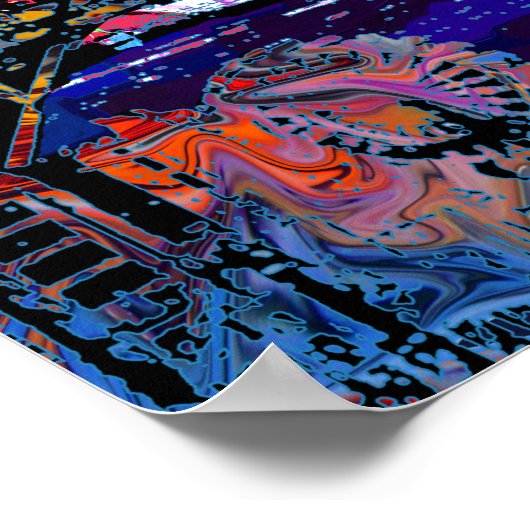 Poster Sydney en graffiti (Coin)